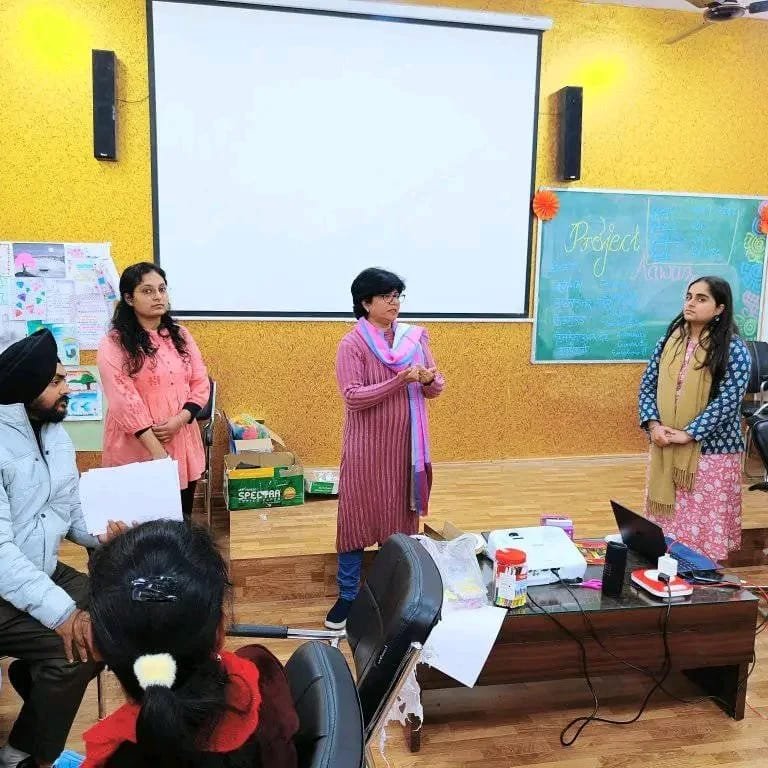 SLAM OUT LOUD organized an art-based socio-emotional training program under Project Awaaz at Diet Rupnagar.