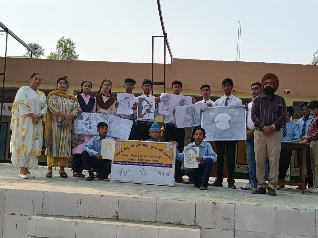 Talent Search Competition' was organized at Government Senior Secondary School (Boys), Nurpurbedi.