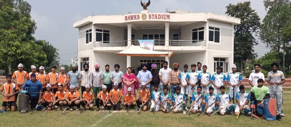 The 68th district level Kho-Kho and Hockey competition ended today