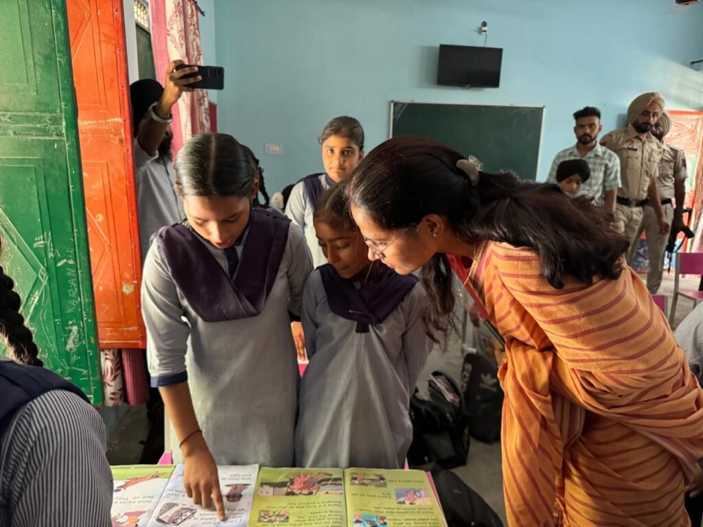 The Deputy Commissioner Rupnagar paid a surprise visit to the government school of village Surtapur Bara 