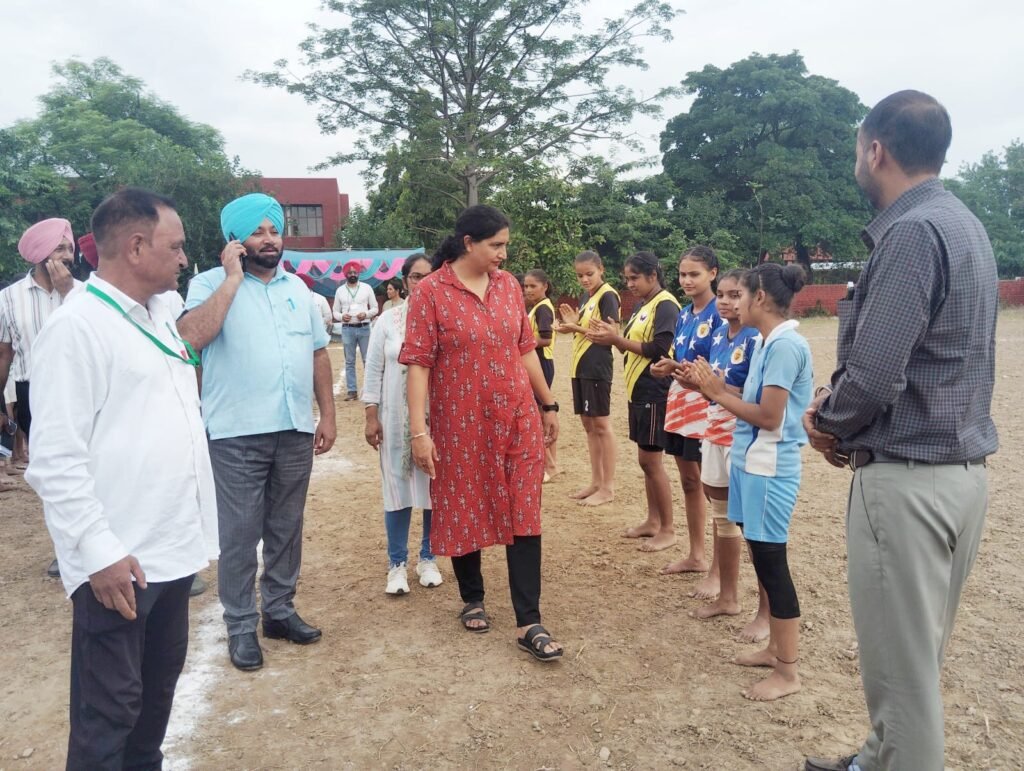 Punjab School Sports State Level Circle Kabaddi Competition for Girls has ended, sharanjeet Kaur 