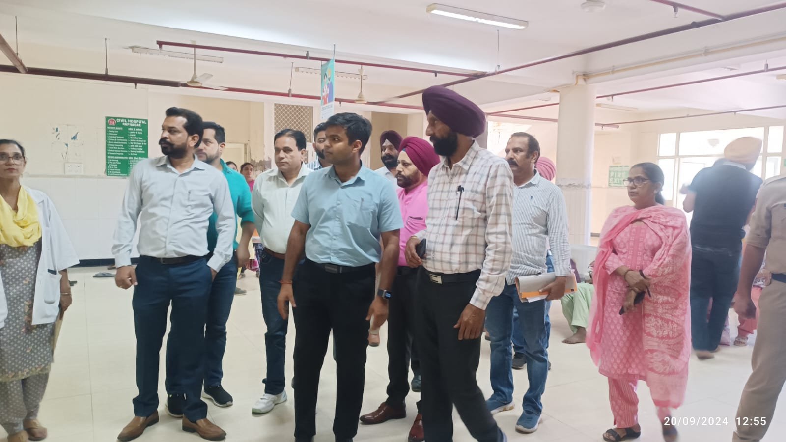 Deputy Commissioner Himanshu Jain conducts a surprise visit at de-addiction center , karan mehta