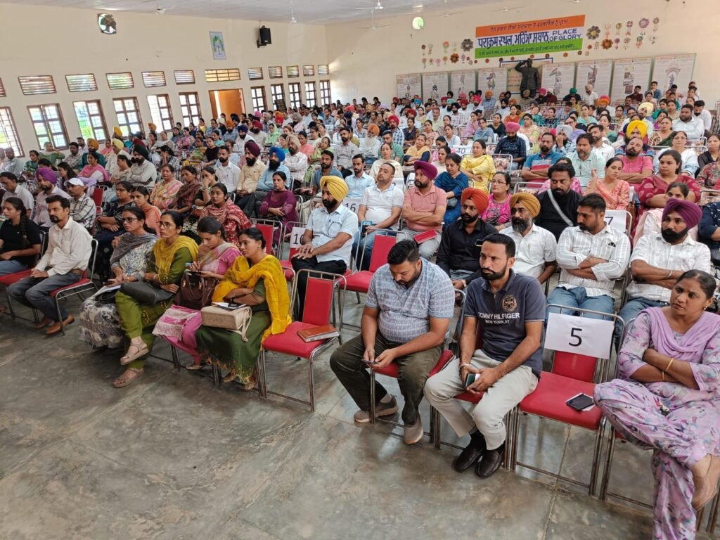 The second rehearsal of the Panchayat election staff was held at Jawahar Navodaya Vidyalaya Sandhuan 