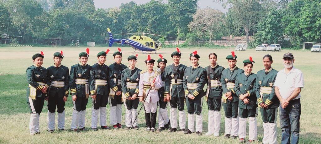 The students welcomed the Hon'ble Chief Minister of Punjab with the school band (4)