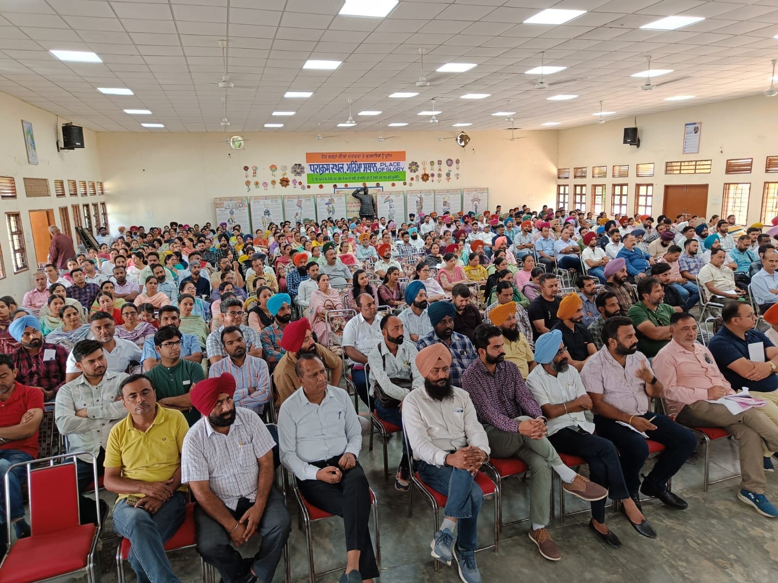 The first election rehearsal held at Sri Chamkaur Sahib regarding Panchayat elections-2024