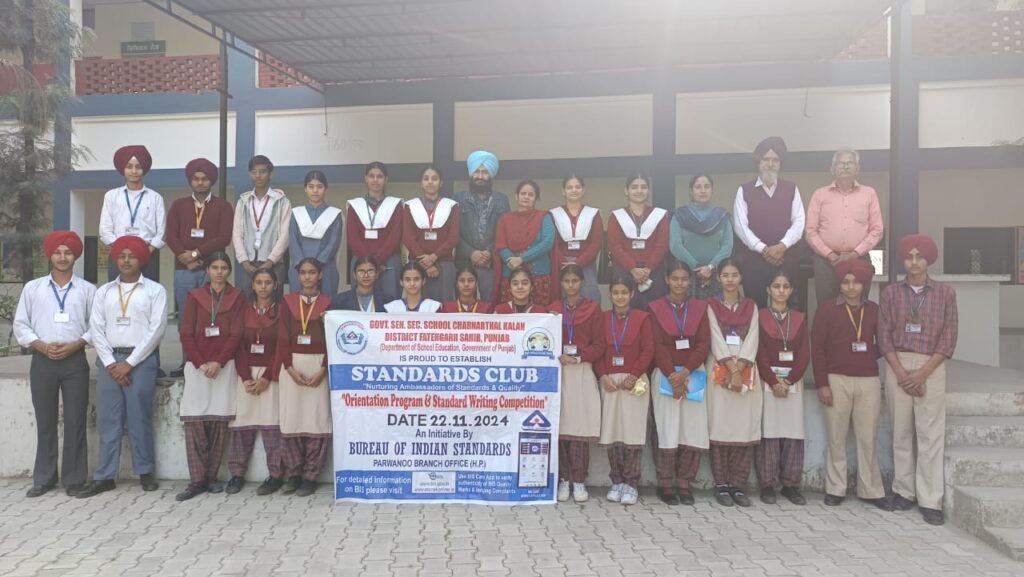 Standard Writing and Orientation Program organized by Standard Club Government Senior Secondary School, Chanarthal Kalan (Fatehgarh Sahib)