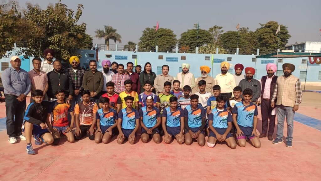 68th Inter-District School Games Kabaddi National Style Under 19 Years (Boys) commenced