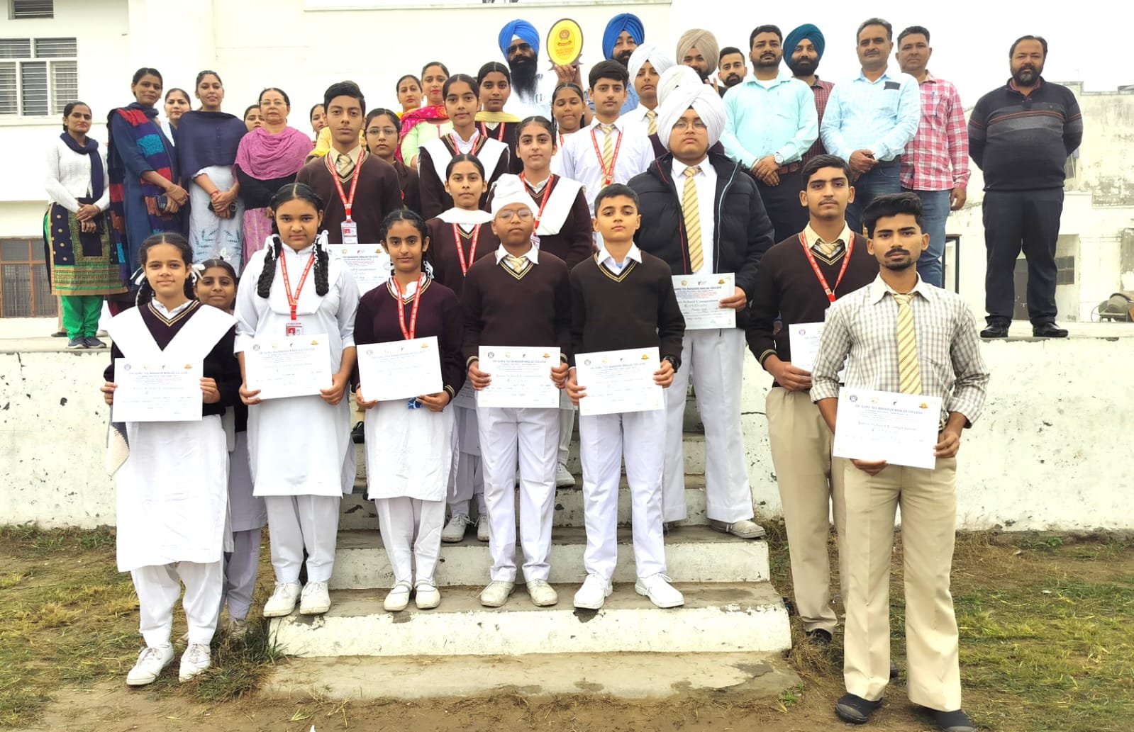 Students of Adarsh Senior Secondary School Lodhipur won in various competitions