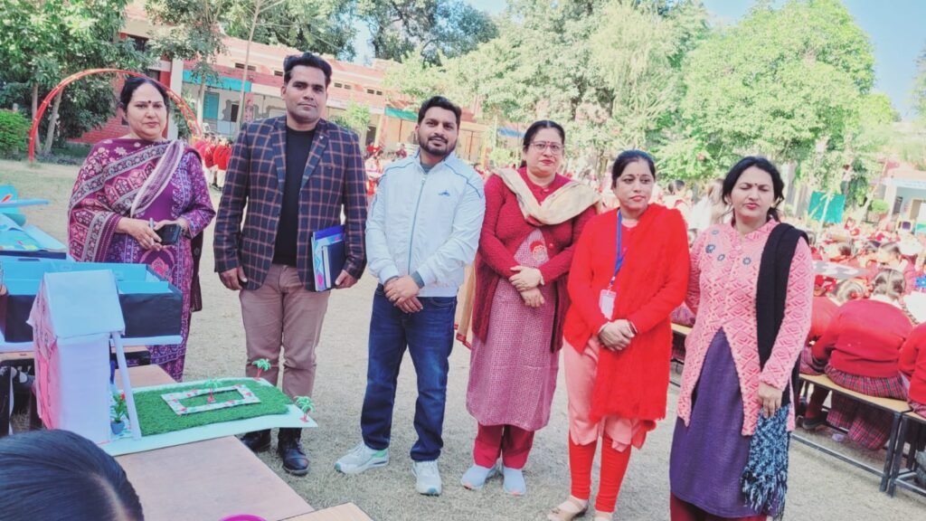 An exhibition on science and mathematics was organized by the students of Government Girls Senior Secondary School Nangal