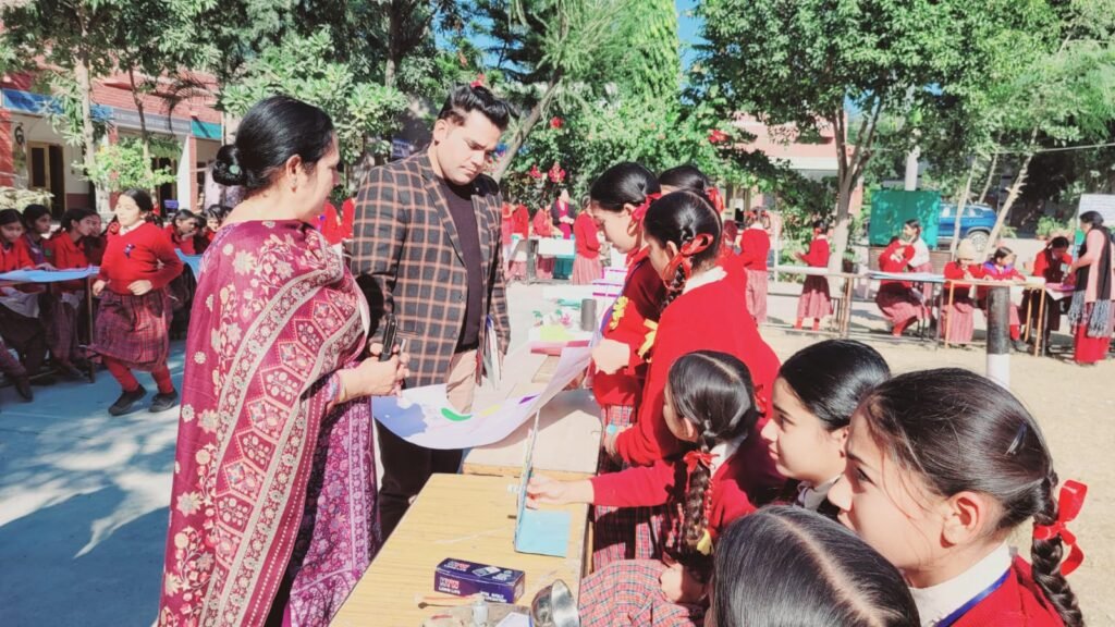 An exhibition on science and mathematics was organized by the students of Government Girls Senior Secondary School Nangal