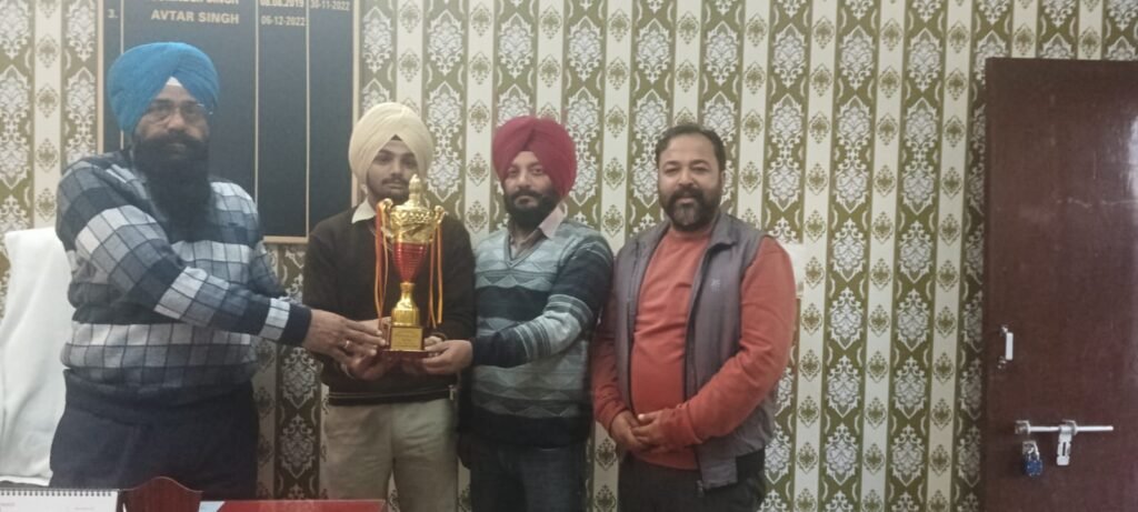 Adarsh ​​Senior Secondary School Lodhipur Sri Anandpur Sahib School's Kabaddi team secured third place in the state-level tournament.