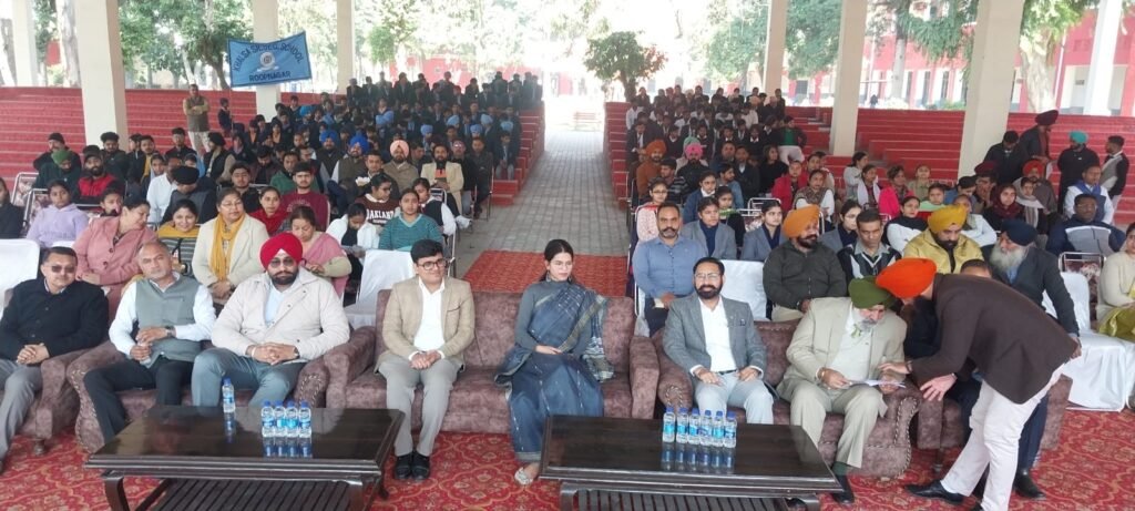 15th National Voters Day District Level Event Celebrated at Government College Ropar