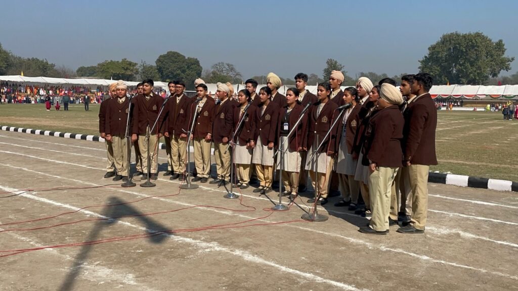 On the occasion of 76th Republic Day, Deputy Speaker S. Jai Kishan Singh Rori hoisted the national flag at Nehru Stadium.