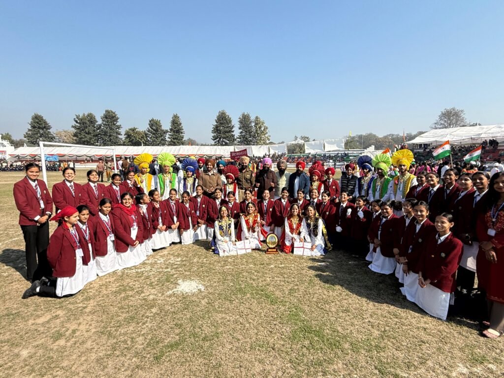 Excellent cultural performance by School of Eminence at the District Level Republic Day function