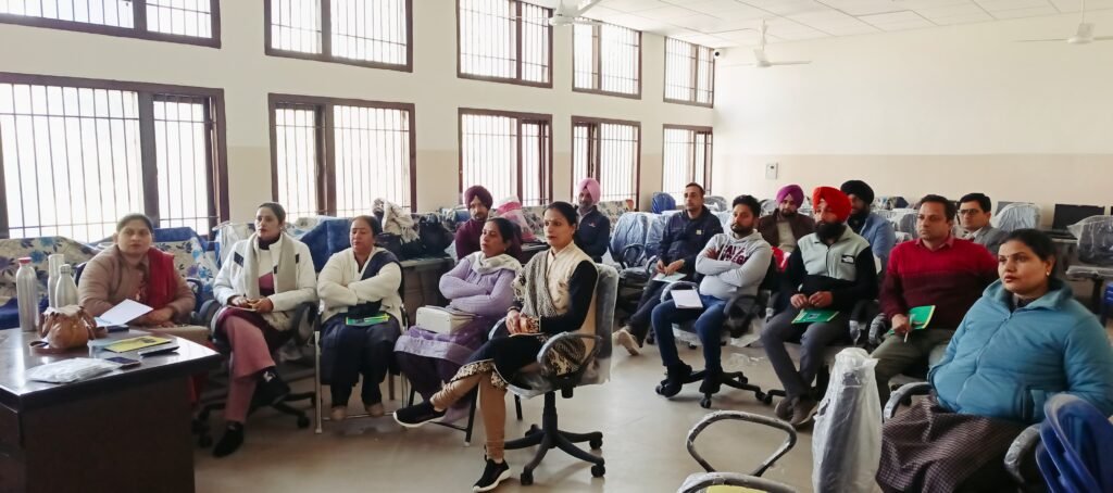 District Level Training for Block Resource Persons Organized at Rupnagar