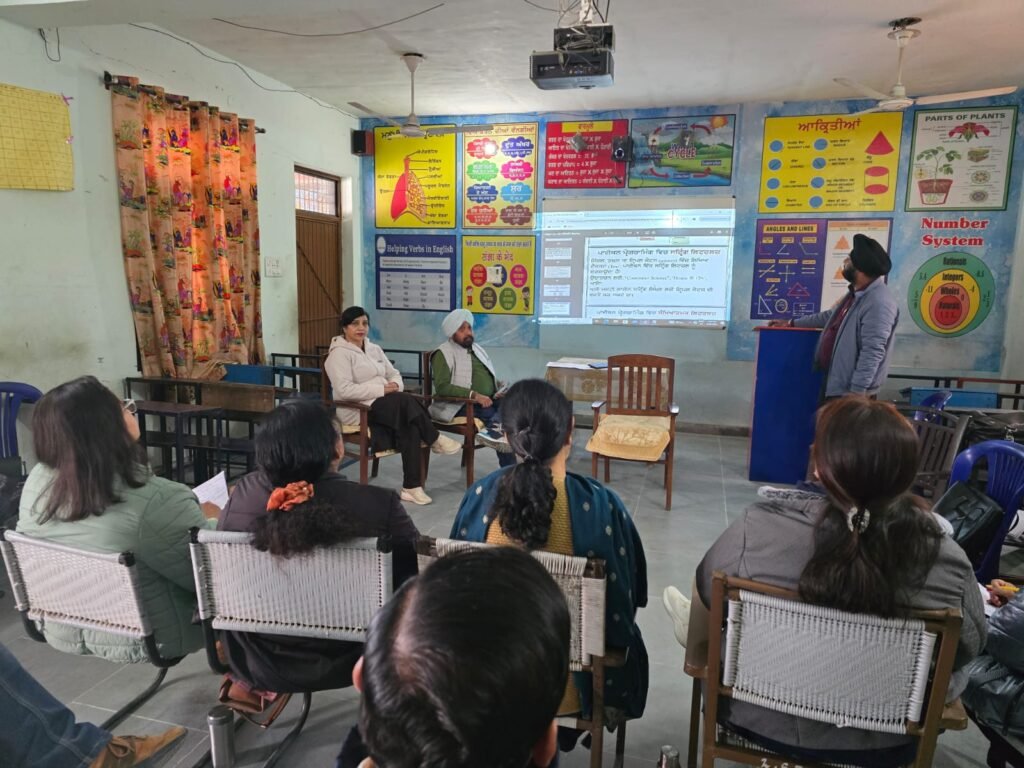 Block-level training organized for computer teachers at Nangal Block