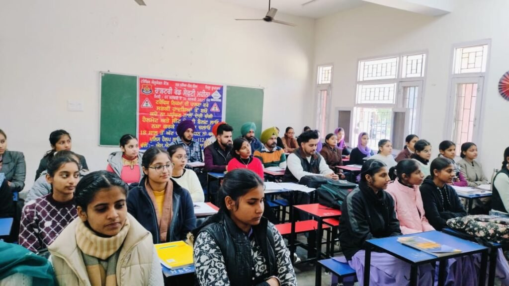 National Road Safety Month: Traffic Awareness Lecture at Diet Rupnagar