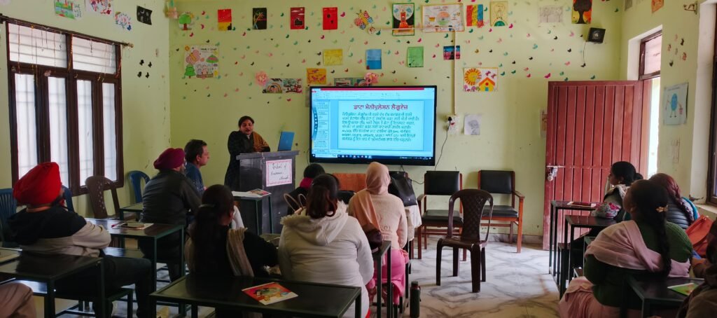 Organized block-level training for computer teachers at Shaheed Subedar Mewa Singh School of Eminence Morinda (Rupnagar).