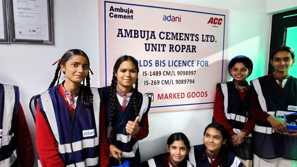 GSSS Ghanauli Students Explore Cement Manufacturing at Ambuja