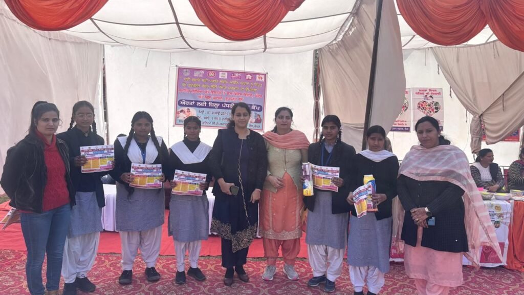 The district administration organized a health and employment camp at Government Senior Secondary School (Girls), Rupnagar