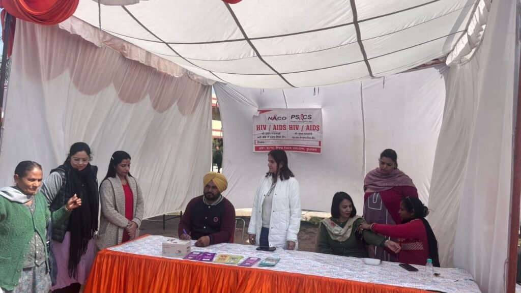 The district administration organized a health and employment camp at Government Senior Secondary School (Girls), Rupnagar