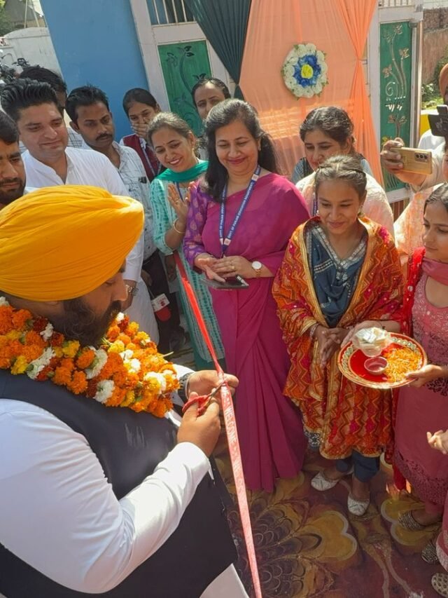 Dr. Bhim Rao Ambedkar School of Eminence will be the name of Government School Nangal – Harjot Bains