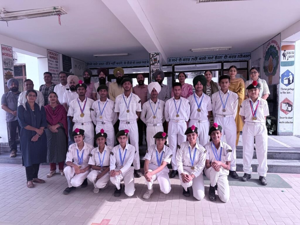 NCC cadets of Adarsh ​​School Lodhipur participated in the annual training camp.