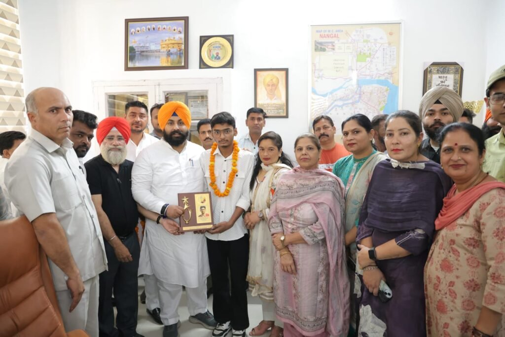 Education Minister honors meritorious students of Anandpur Sahib constituency