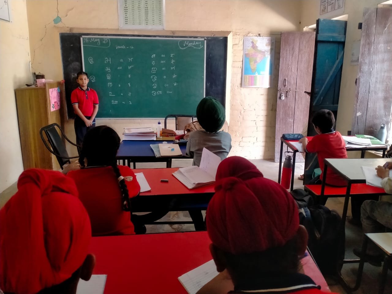 Summer camp begins in government schools of Rupnagar district, students learn basic knowledge of Telugu language