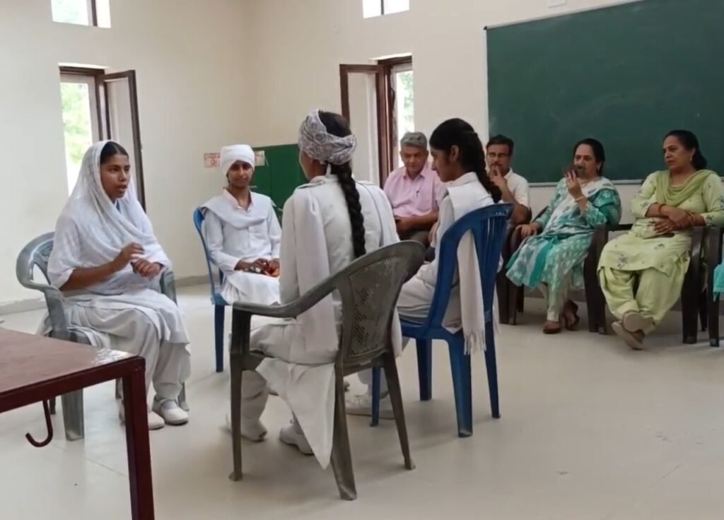 Anti-drug play organized at Government Girls Senior Secondary School