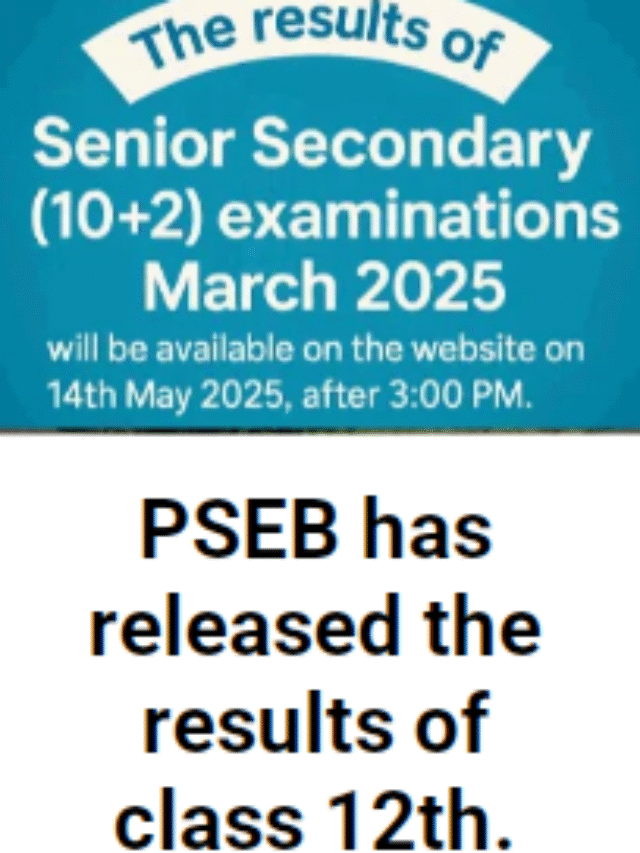 PSEB has released the results of class 12th.