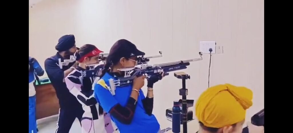 Hard work continued even during the summer vacation, the dedication of the shooters of Jhallian Kalan School was visible in the shooting range.