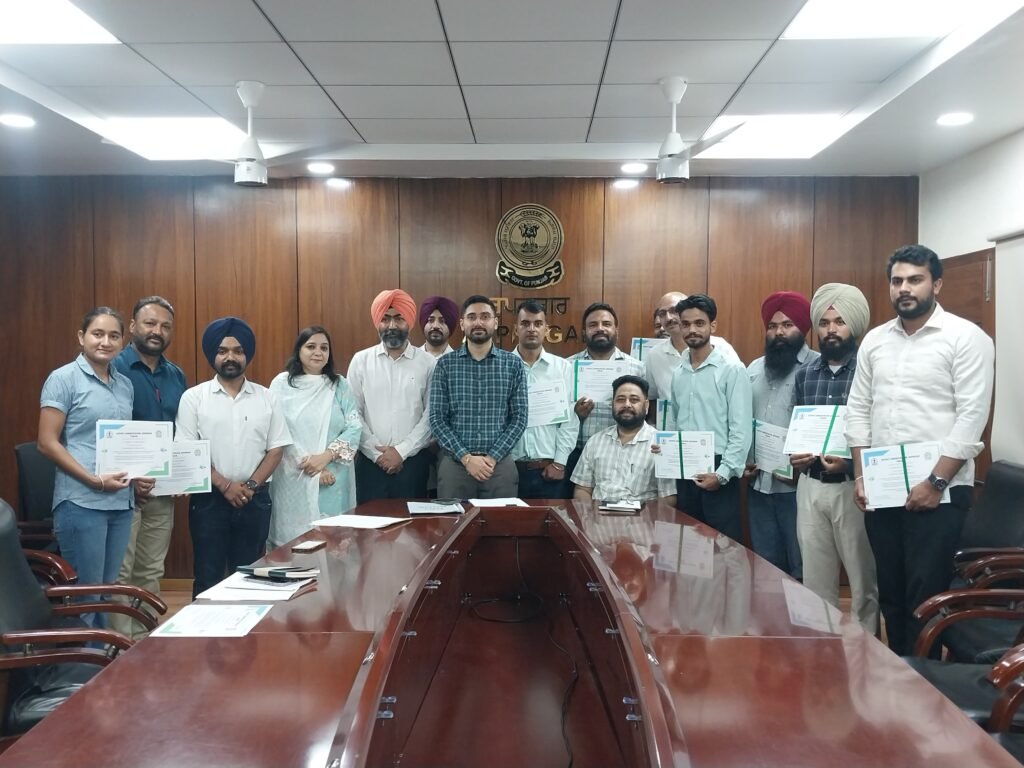 Professional coaches and lecturers who provided training for Army Exams in 6 centers of the district were honored.