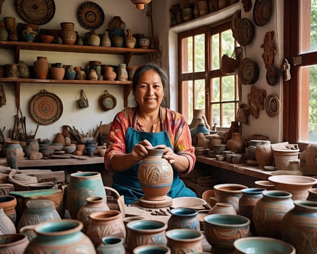 Local Handicrafts:  handwoven clothes