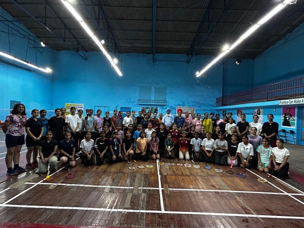 Badminton games begin with a bang at Shivalik Club Rupnagar's badminton hall