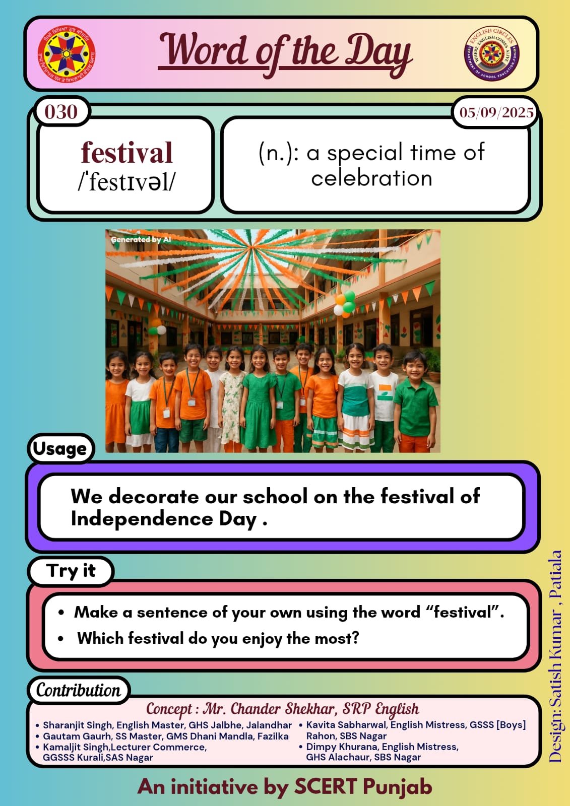 Festival Word of the day