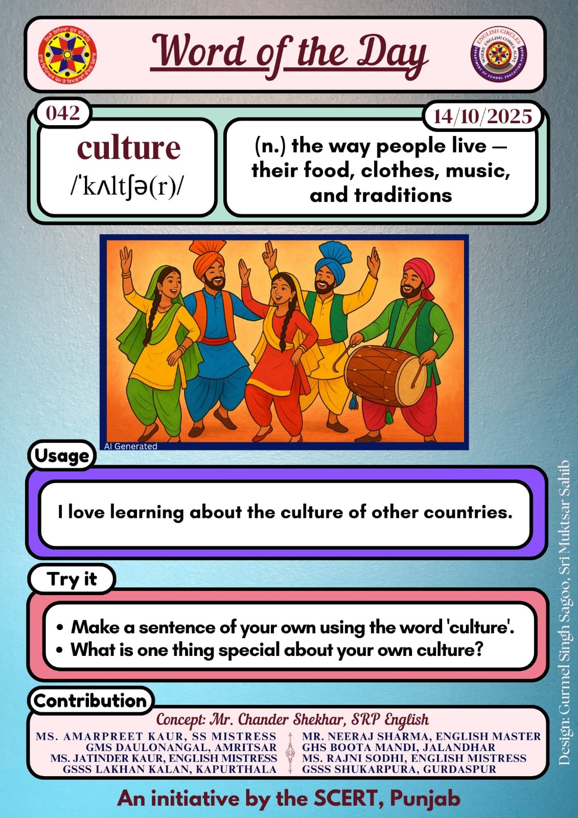 Word of the day Culture