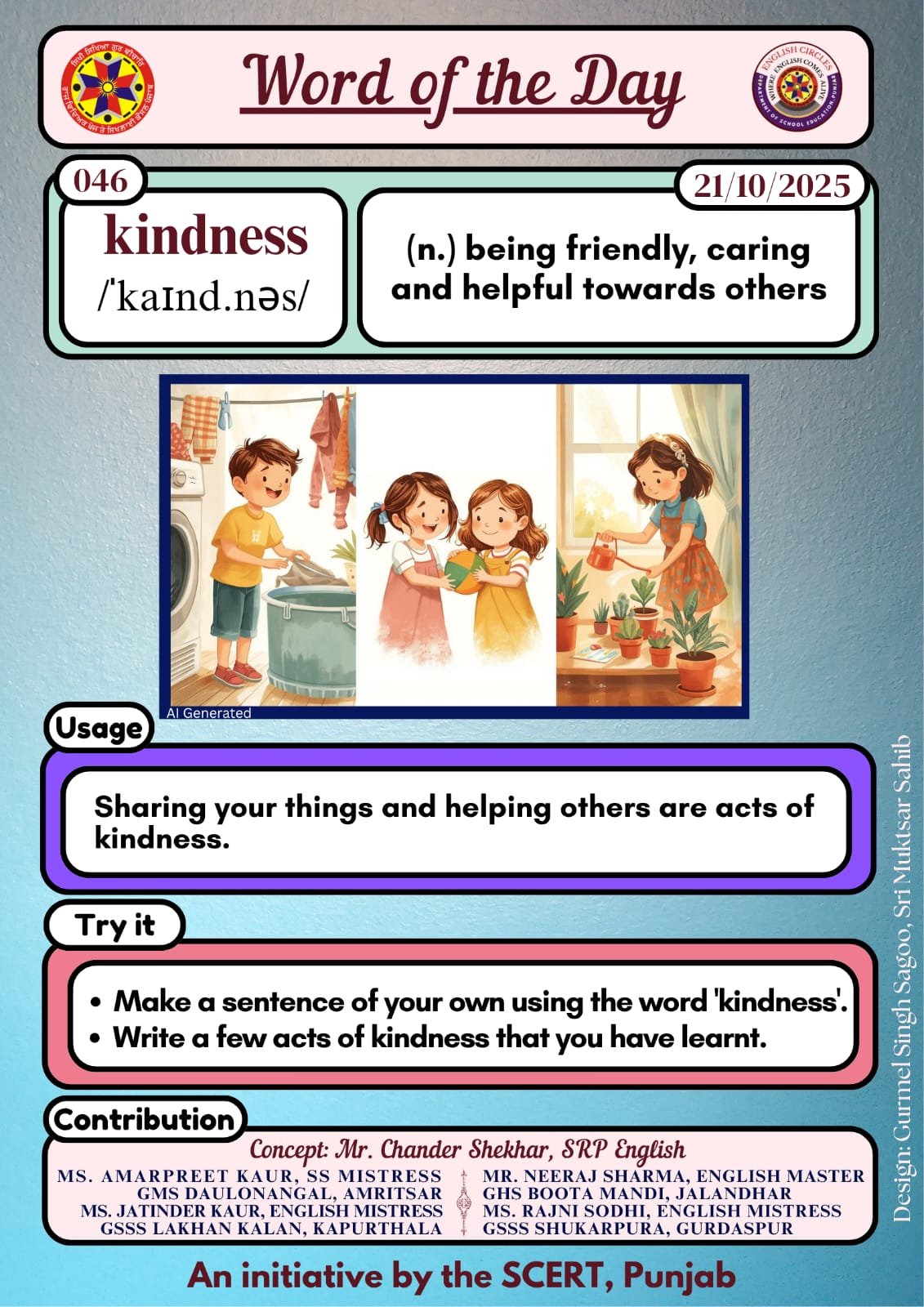 Word of the day Kindness