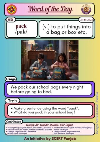 Word of the day Pack Word of the day Pack