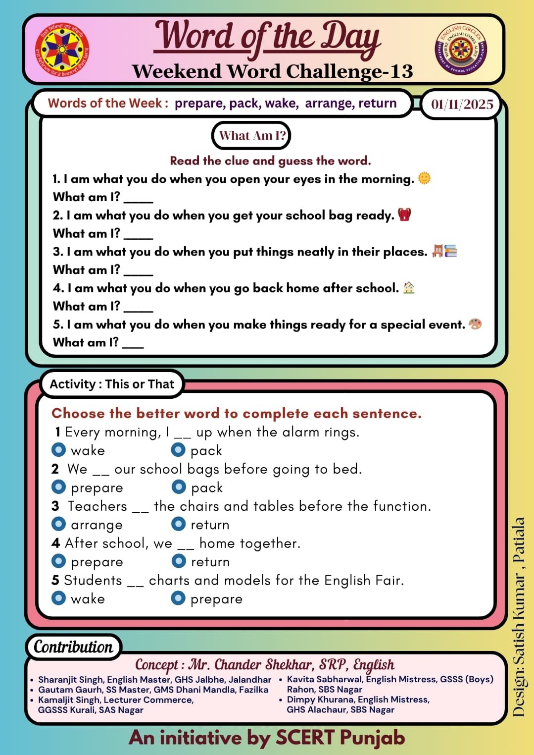 Weekend word challange 13