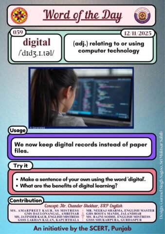 Digital Word of the day Digital Word of the day pseb