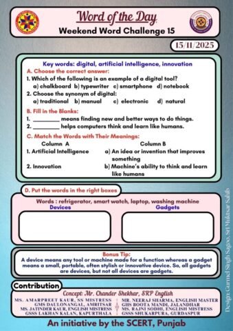Weekend word challange 15 Weekend word challange 15 pseb