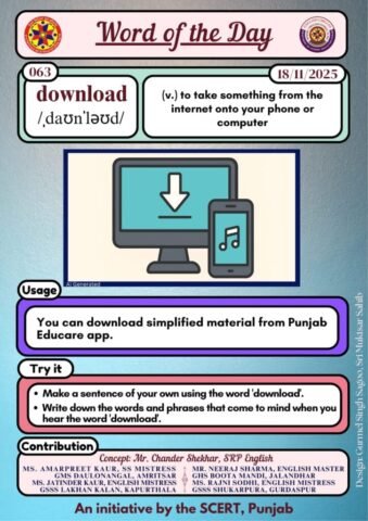 Download Word of the day Download Word of the day PSEB