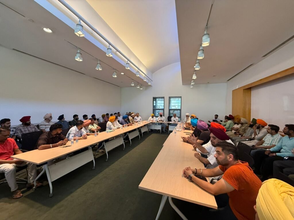 Special strategy meeting for events dedicated to the 350th martyrdom anniversary of Guru Tegh Bahadur Ji, ਗੁਰੂ ਤੇਗ ਬਹਾਦਰ ਜੀ ਦੇ 350ਵੇਂ ਸ਼ਹੀਦੀ ਦਿਹਾੜੇ