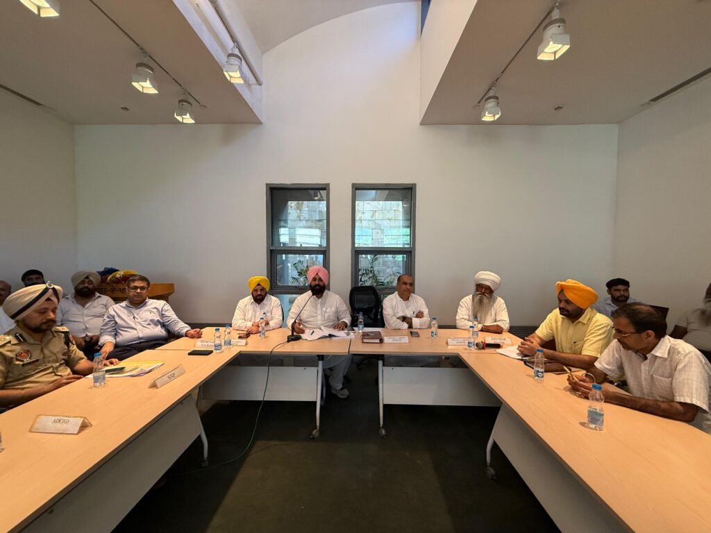 Special strategy meeting for events dedicated to the 350th martyrdom anniversary of Guru Tegh Bahadur Ji, ਗੁਰੂ ਤੇਗ ਬਹਾਦਰ ਜੀ ਦੇ 350ਵੇਂ ਸ਼ਹੀਦੀ ਦਿਹਾੜੇ