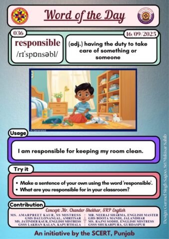 responsible word of the day