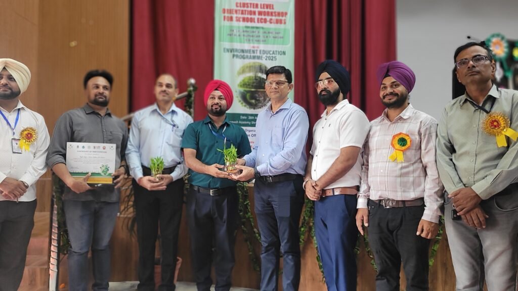 Cluster level workshop for school eco-clubs successfully organized at Rupnagar