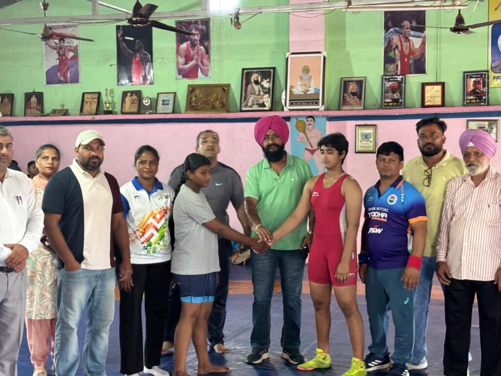 69th District School Games Wrestling Girls Competition concluded at Akbarpur Magrod