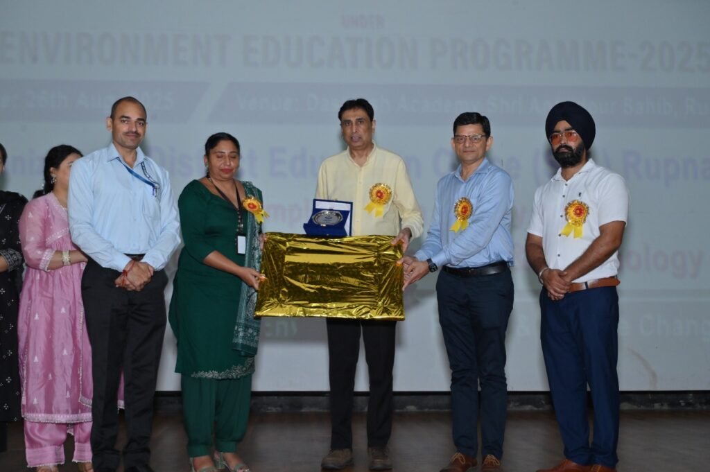 Cluster level workshop for school eco-clubs successfully organized at Rupnagar