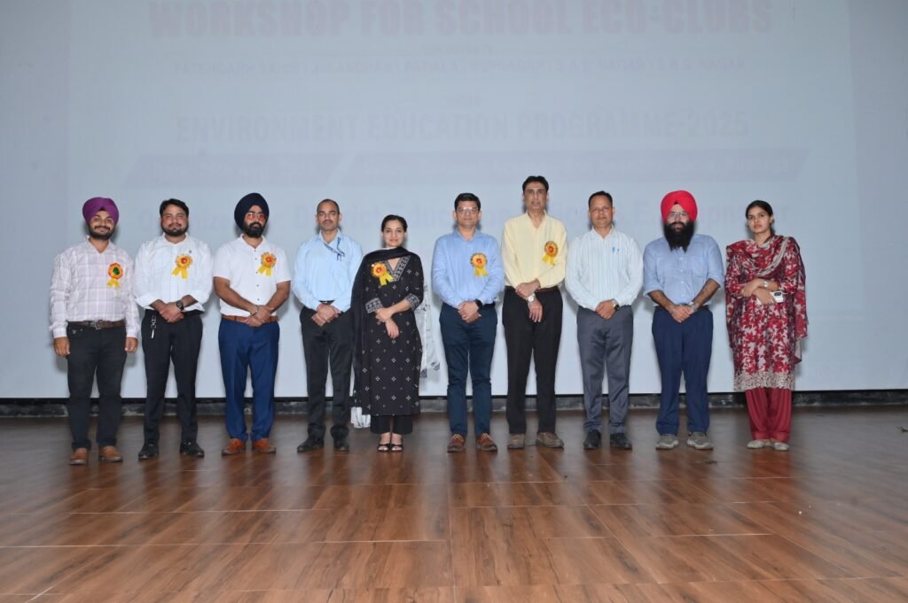 Cluster level workshop for school eco-clubs successfully organized at Rupnagar